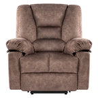Oversized Velvet Power Lift Recliner with Massage, Heating, Pockets