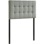 Ivory Lily Twin Fabric Headboard