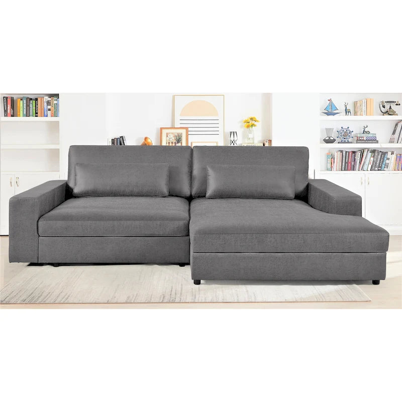 105.52 inch Oversize Facing Chaise Sectional Sofa