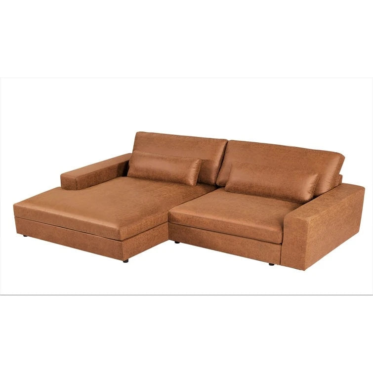 105.52 inch Oversize Facing Chaise Sectional Sofa
