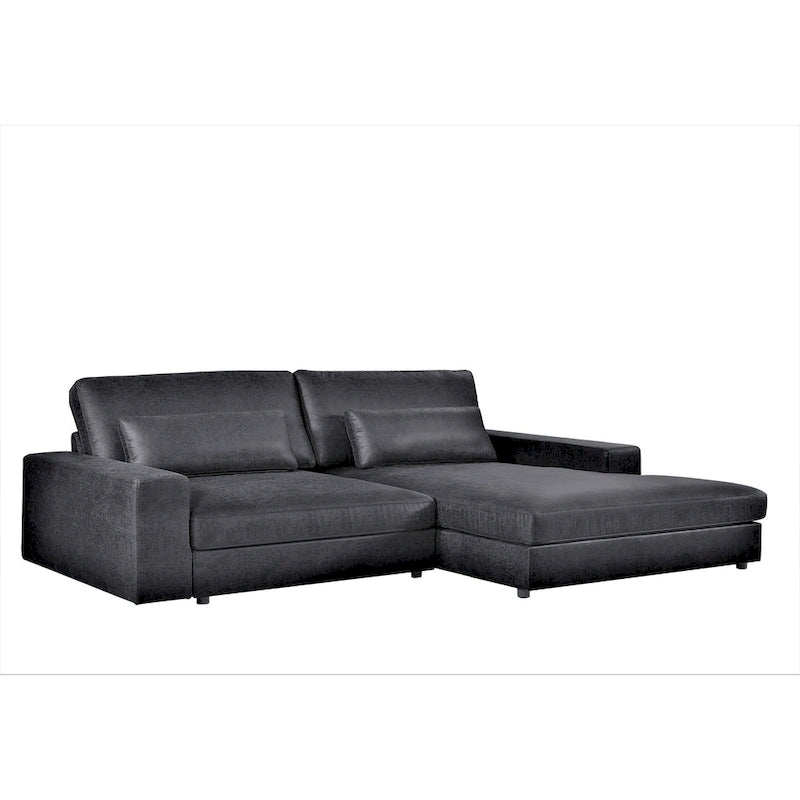 105.52 inch Oversize Facing Chaise Sectional Sofa
