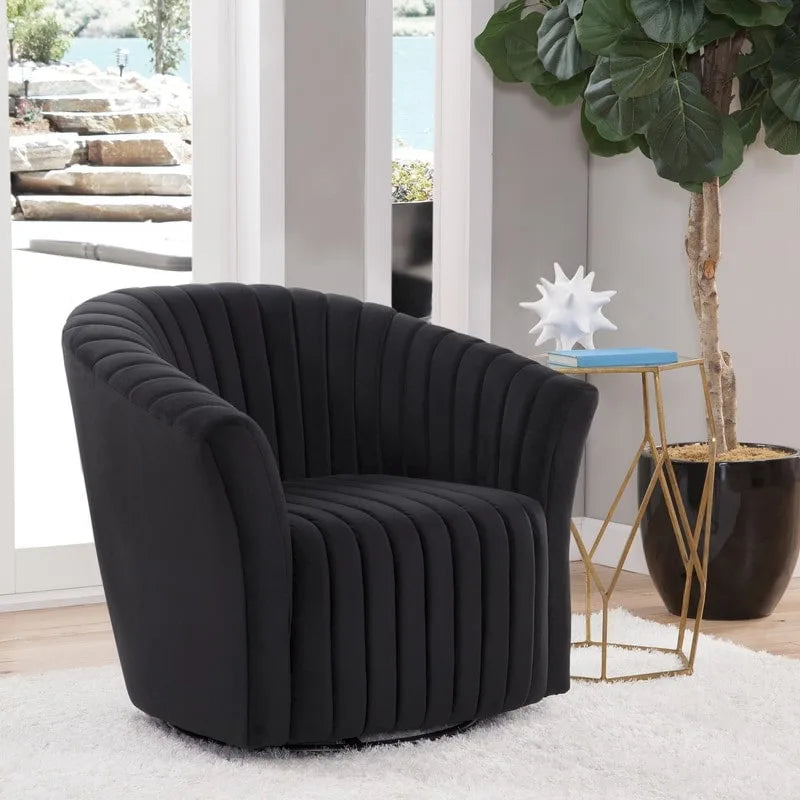 Sofia Velvet 360 Swivel Chair
