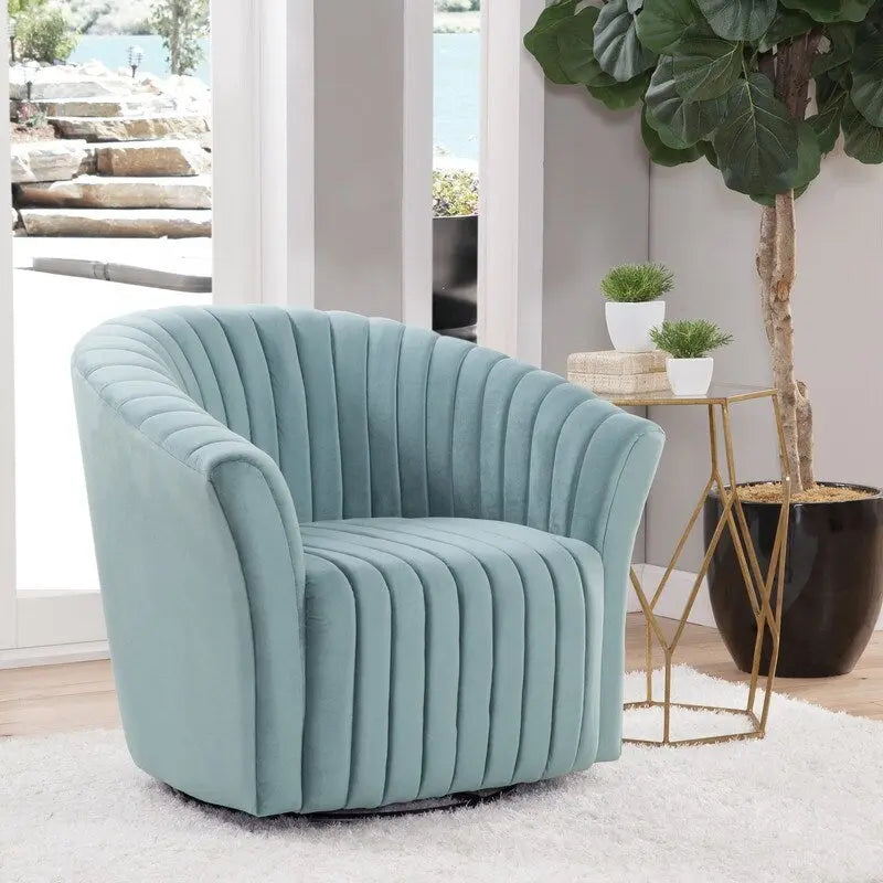 Sofia Velvet 360 Swivel Chair