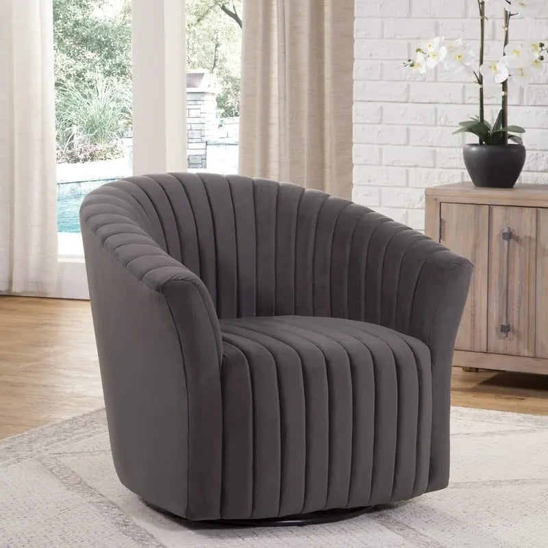 Sofia Velvet 360 Swivel Chair