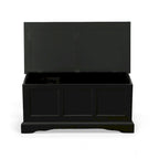 Antique Black Devonshire Blanket Chest