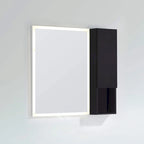 Wall-Mounted Wood Side Cabinet with 3 Shelves