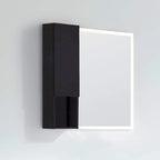 Wall-Mounted Wood Side Cabinet with 3 Shelves