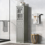 Bathroom Cabinet with Drawer and Doors