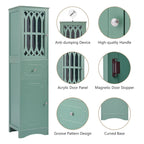 Bathroom Cabinet with Drawer and Doors
