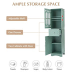 Bathroom Cabinet with Drawer and Doors