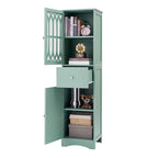 Bathroom Cabinet with Drawer and Doors