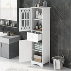 Bathroom Cabinet with Drawer and Doors