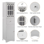 Bathroom Cabinet with Drawer and Doors