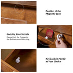 Isabel Mid-Century 2 - Drawer Wood Nightstand