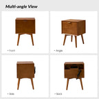 Isabel Mid-Century 2 - Drawer Wood Nightstand