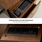 Isabel Mid-Century 2 - Drawer Wood Nightstand