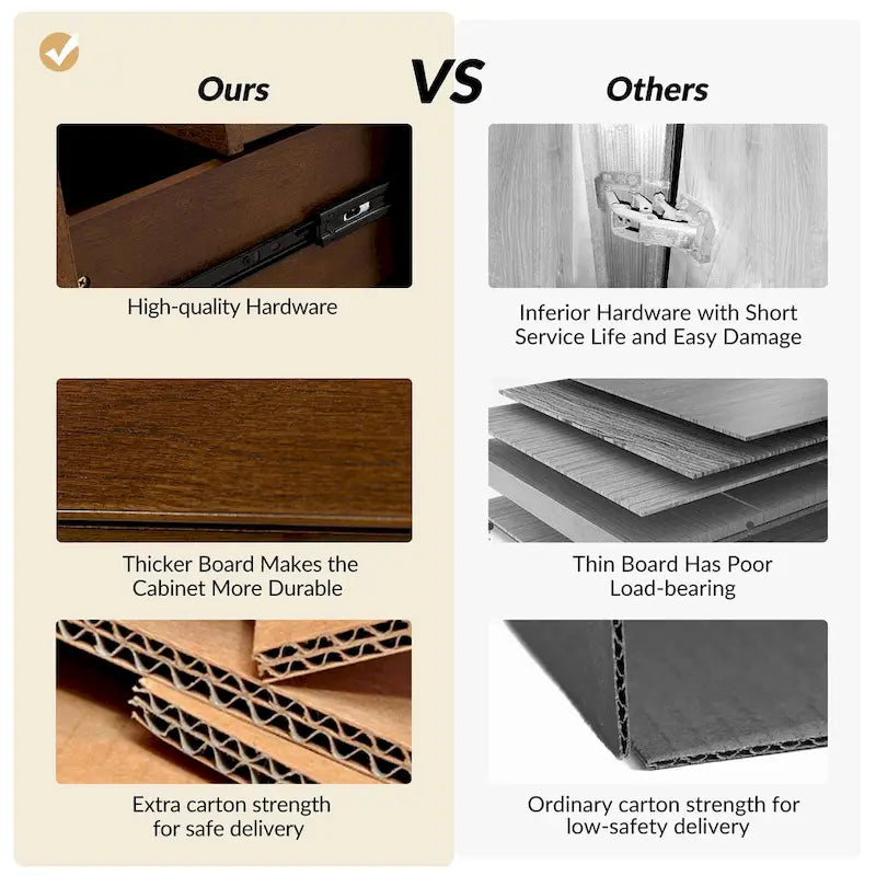 Isabel Mid-Century 2 - Drawer Wood Nightstand