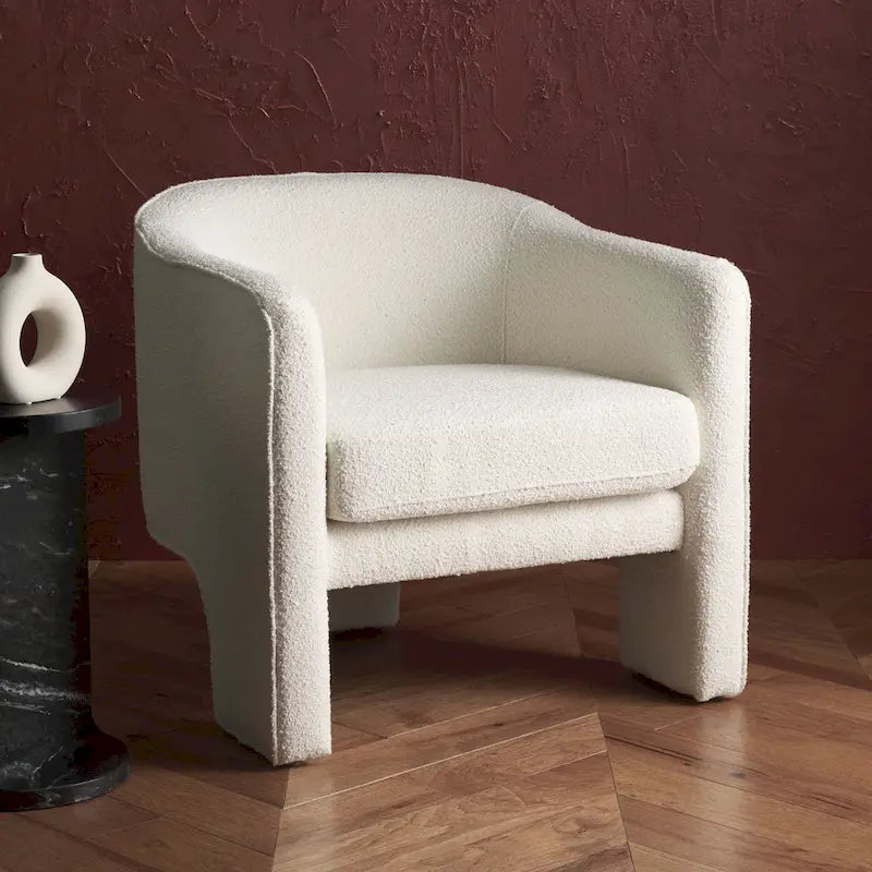 Evchen Velvet Accent Chair - 30 W x 28 L x 30 H