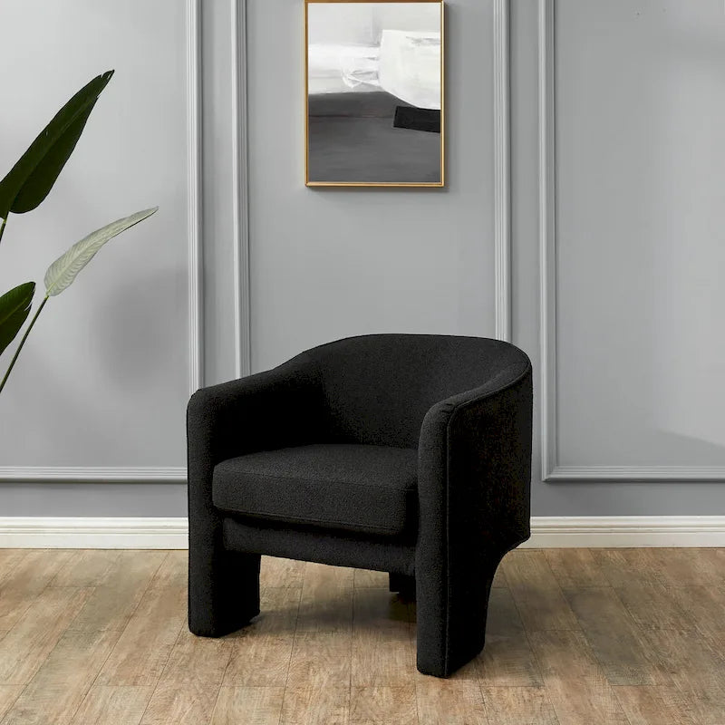Velvet Accent Chair - 30 W x 28 L x 30 H