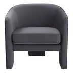 Velvet Accent Chair - 30 W x 28 L x 30 H