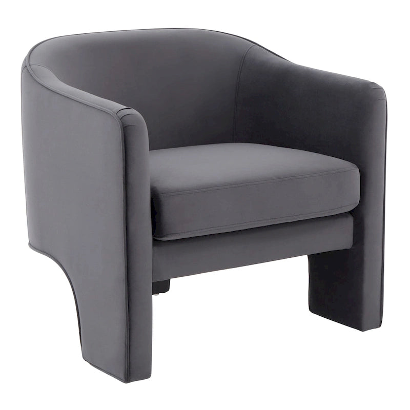 Velvet Accent Chair - 30 W x 28 L x 30 H