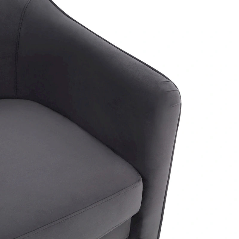 Velvet Accent Chair - 30 W x 28 L x 30 H
