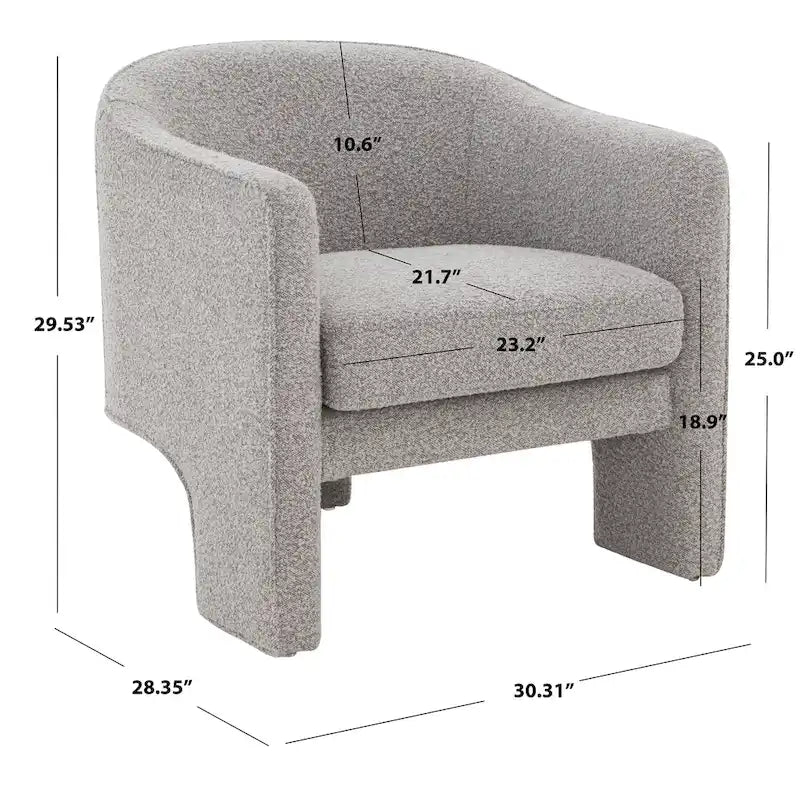 Velvet Accent Chair - 30 W x 28 L x 30 H