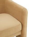 Velvet Accent Chair - 30 W x 28 L x 30 H