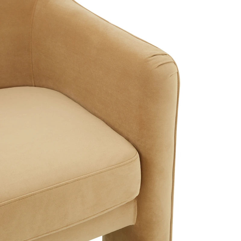 Velvet Accent Chair - 30 W x 28 L x 30 H