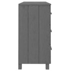 6-Drawer Sideboard Buffet Cabinet with Pine and MDF Construction – 44.5"W x 15.7"D x 31.5"H