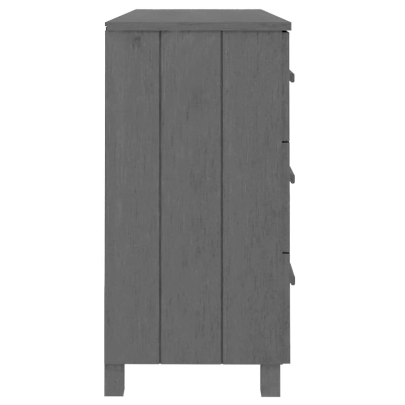 6-Drawer Sideboard Buffet Cabinet with Pine and MDF Construction – 44.5"W x 15.7"D x 31.5"H