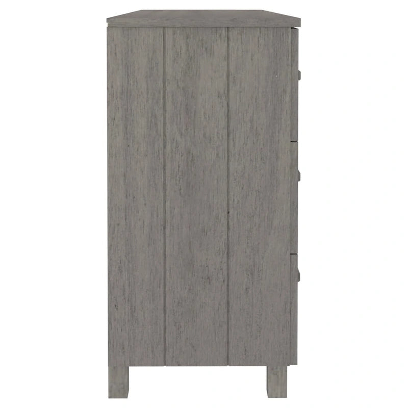 6-Drawer Sideboard Buffet Cabinet with Pine and MDF Construction – 44.5"W x 15.7"D x 31.5"H