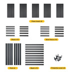 Storage Shelves 5 Tier Heavy Duty Metal Shelving Unit Adjustable Shelving Units and Storage Rack Kitchen Garage Shelf