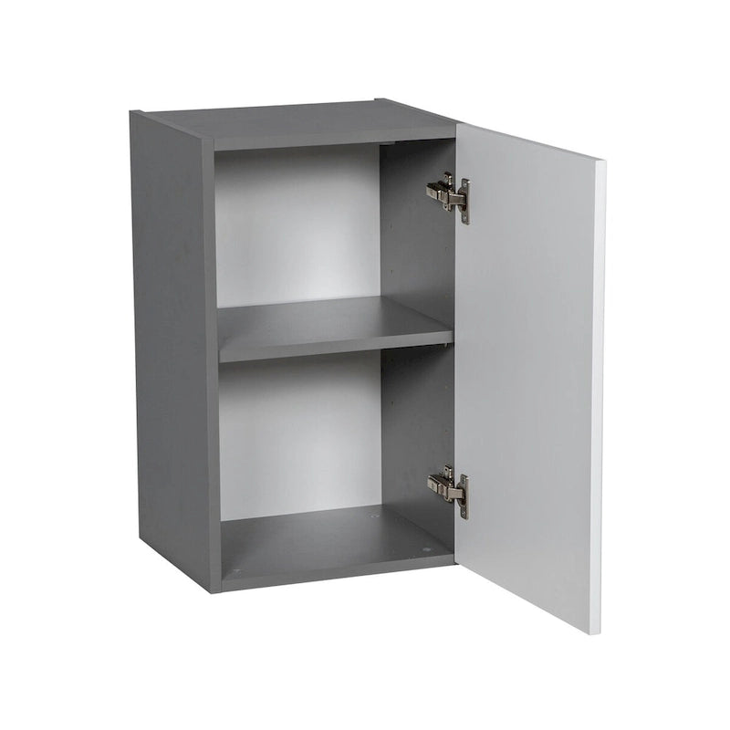 9 x 24 Wall Cabinet – Single Door, Grey