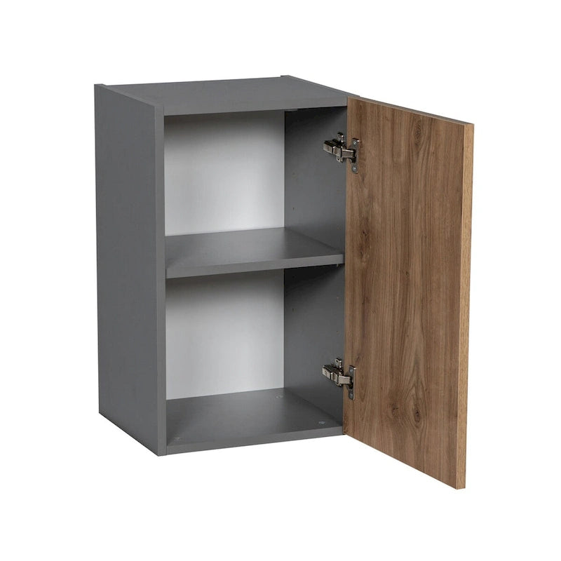 9 x 24 Wall Cabinet – Single Door, Grey