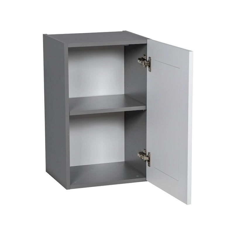 9 x 24 Wall Cabinet – Single Door, Grey