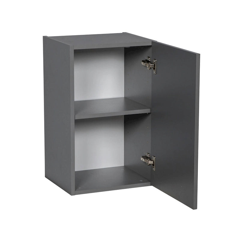 9 x 24 Wall Cabinet – Single Door, Grey