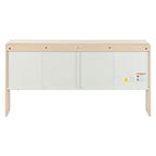 60L Large Storage Space Cabinet with 4 Doors and Rebound Device