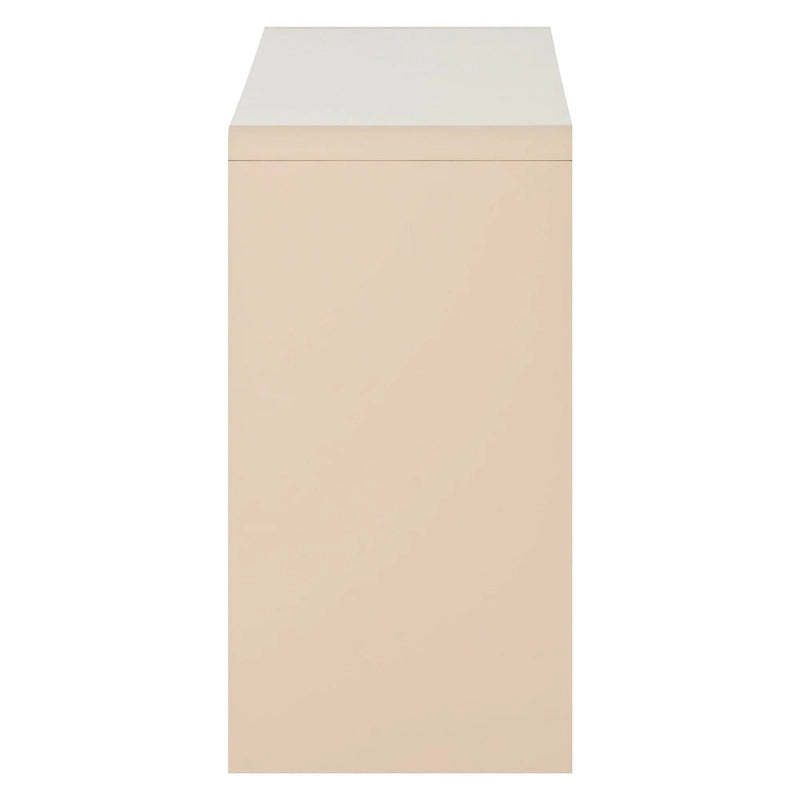 60L Large Storage Space Cabinet with 4 Doors and Rebound Device