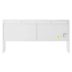 60L Large Storage Space Cabinet with 4 Doors and Rebound Device
