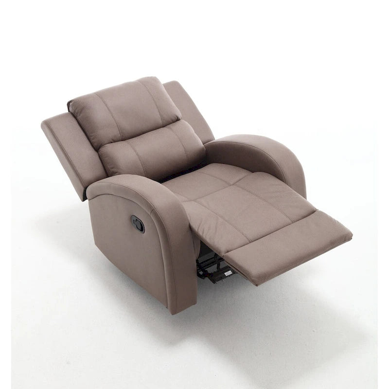 Faux Leather Recliner