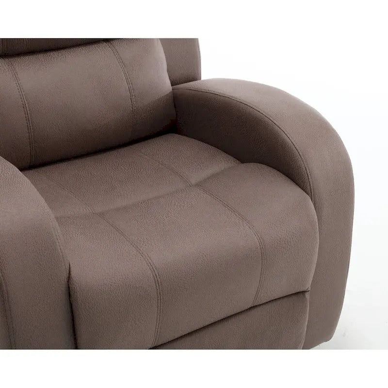 Faux Leather Recliner