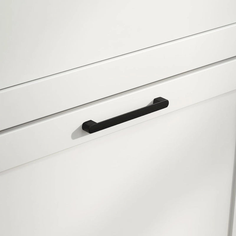 Shoe Storage Cabinet with Open Shelf and 2 Flip Drawers – 22.75"W x 9.5"D x 41.25"H