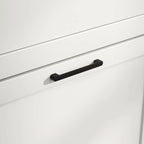 Shoe Storage Cabinet with Open Shelf and 2 Flip Drawers – 22.75"W x 9.5"D x 41.25"H