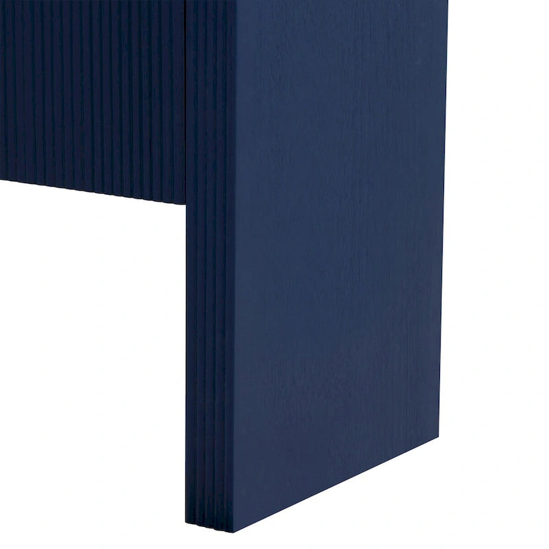 Striped Storage Cabinet with 4 Doors