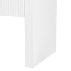 Striped Storage Cabinet with 4 Doors