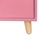 4-Layer Salon Storage Cabinet with Drawers and Dryer Holders