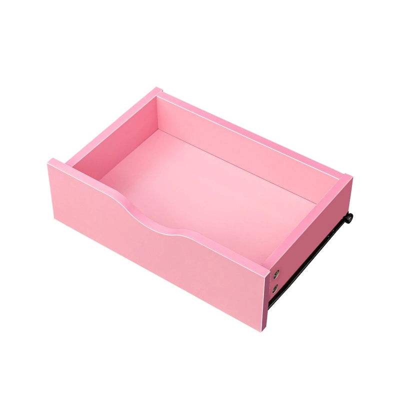 4-Layer Salon Storage Cabinet with Drawers and Dryer Holders