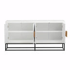 Luxurious Cabinet with Unique Support Legs and Adjustable Shelves