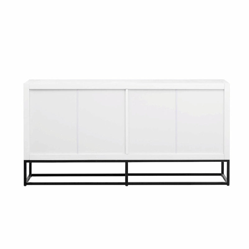 Luxurious Cabinet with Unique Support Legs and Adjustable Shelves